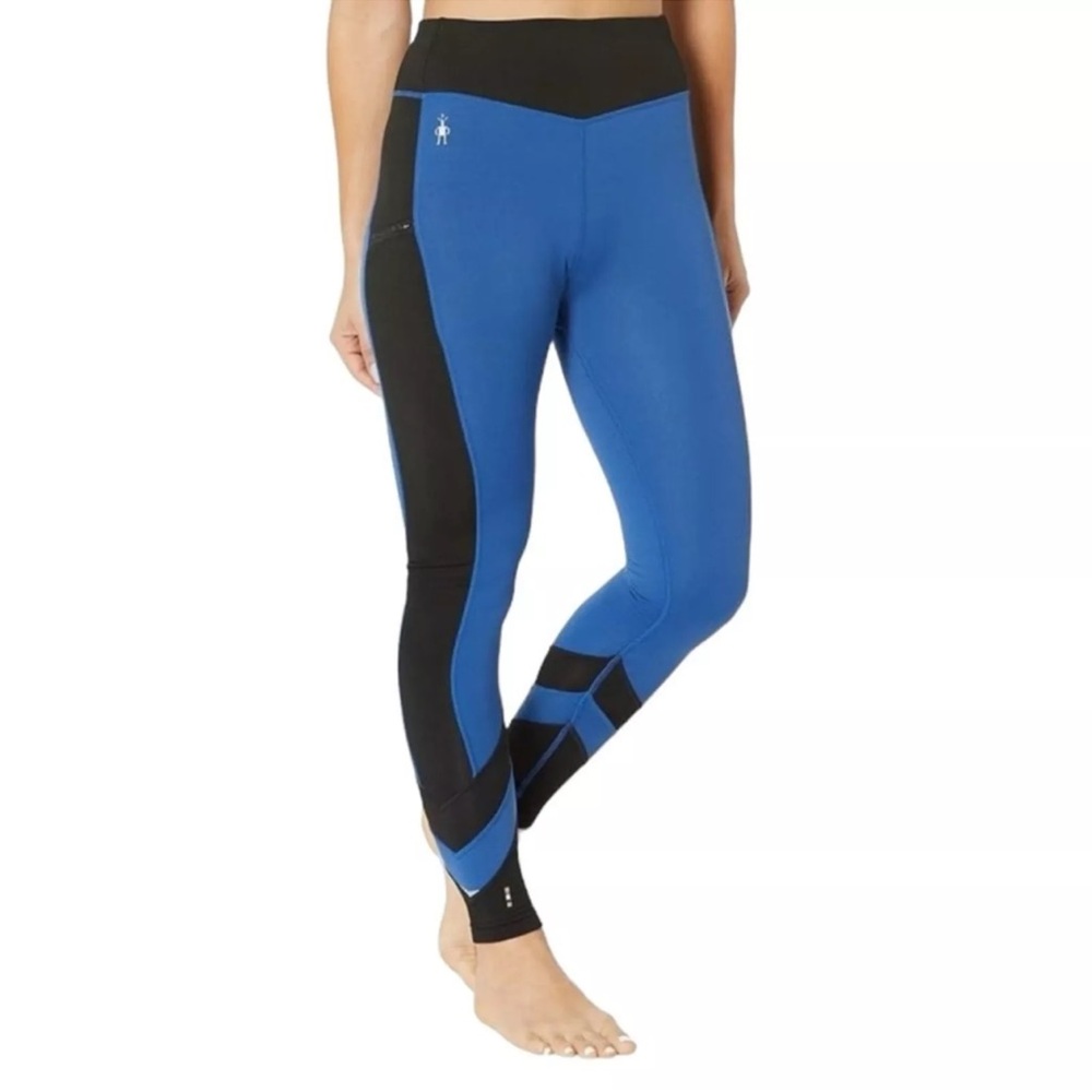 NWT SMARTWOOL Merino‎ Wool Sport Fleece Colorblock Legging. Size XS
